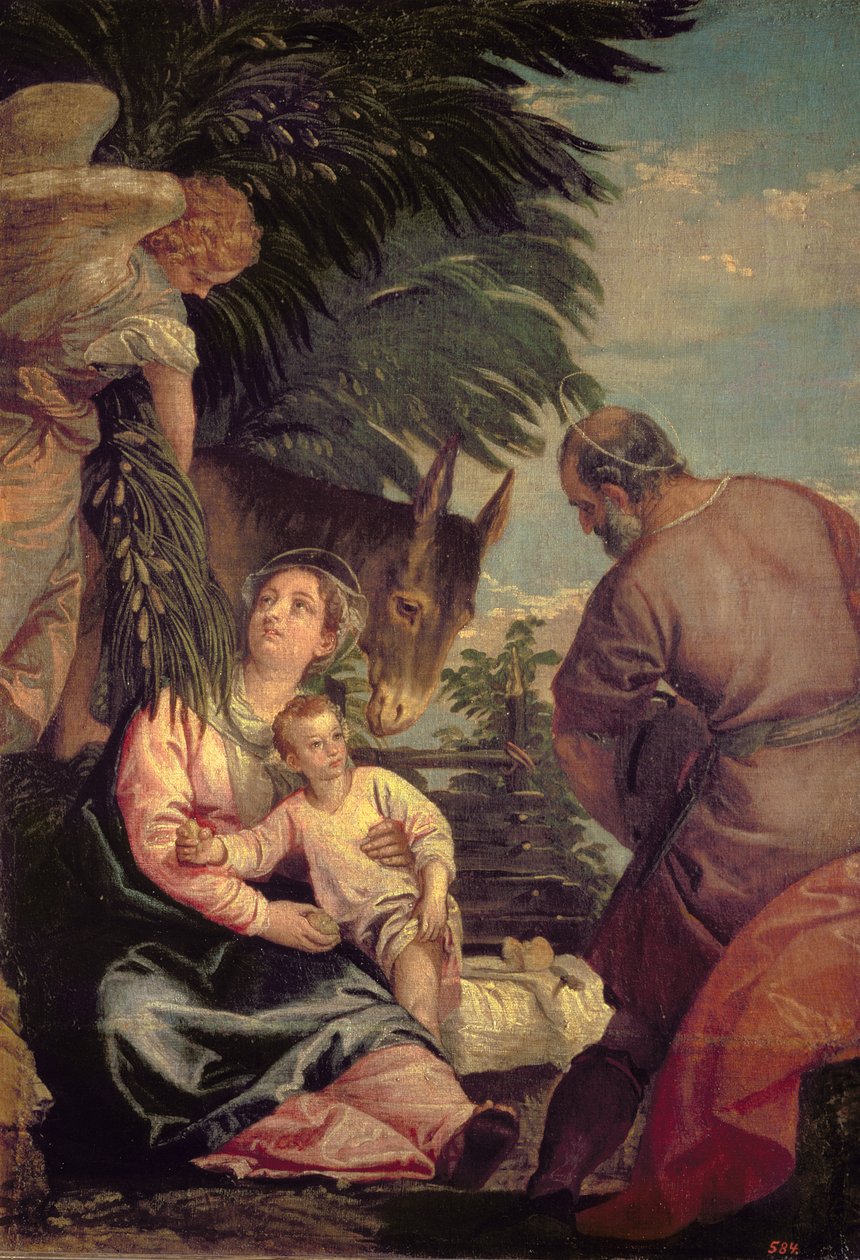 Rest on the Flight into Egypt by Paolo Veronese