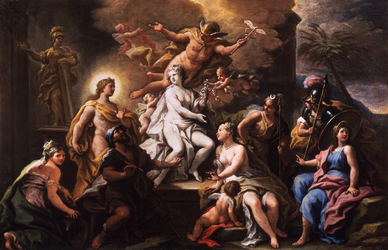 Pygmalion and Galatea by Paolo di Matteis