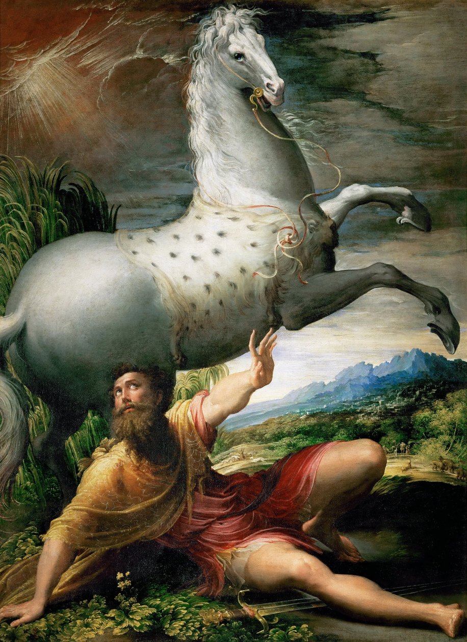 The Conversion of Saint Paul by Parmigianino