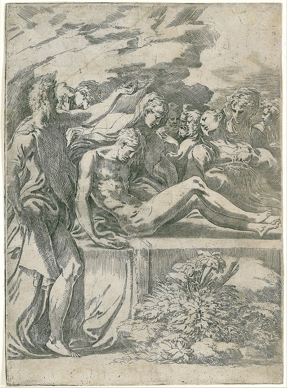 The Entombment of Christ by Parmigianino
