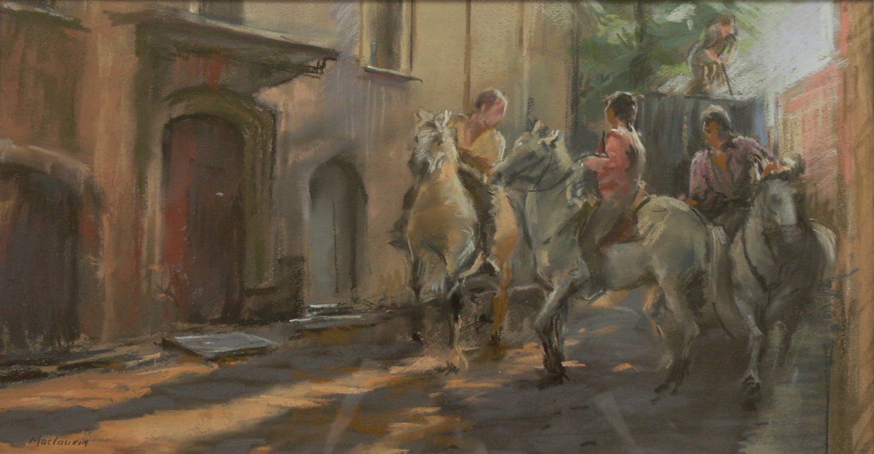 Getting ready for the bull run by Pat Maclaurin