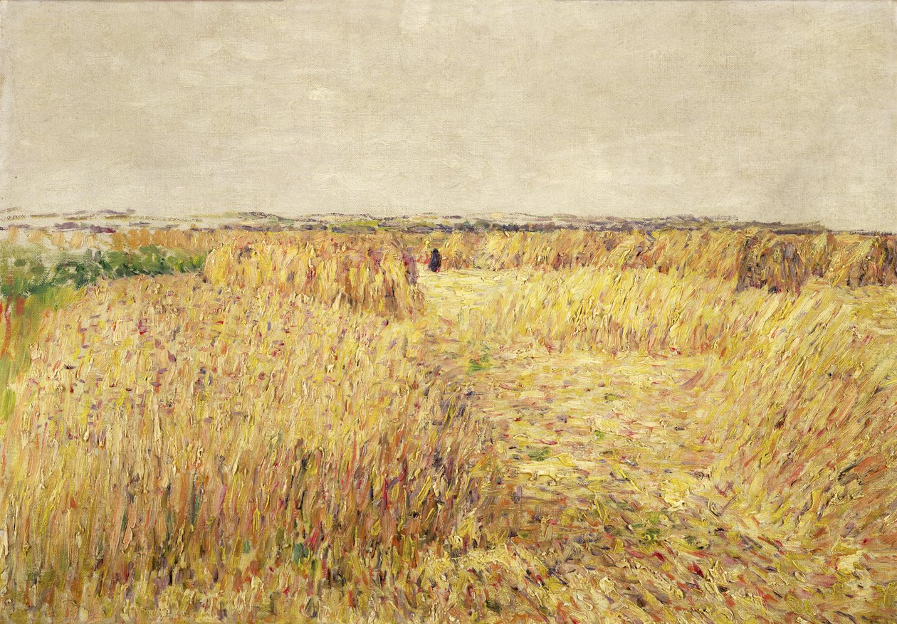 Corn Fields in front of a Chain of Sand Dunes by Paul Baum