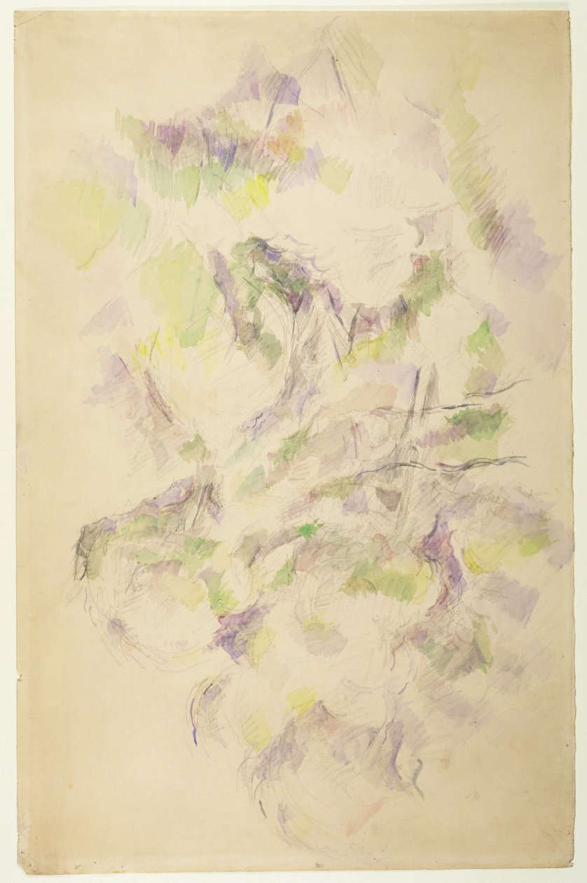 Study for Trees by Paul Cézanne