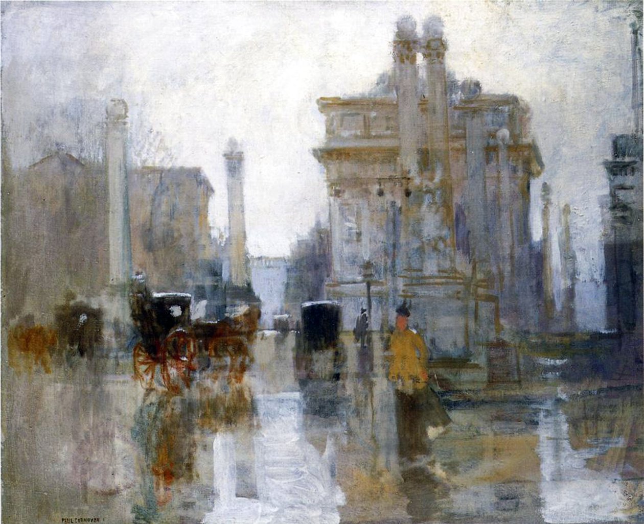 The Dewey Arch, c.1900 by Paul Cornoyer