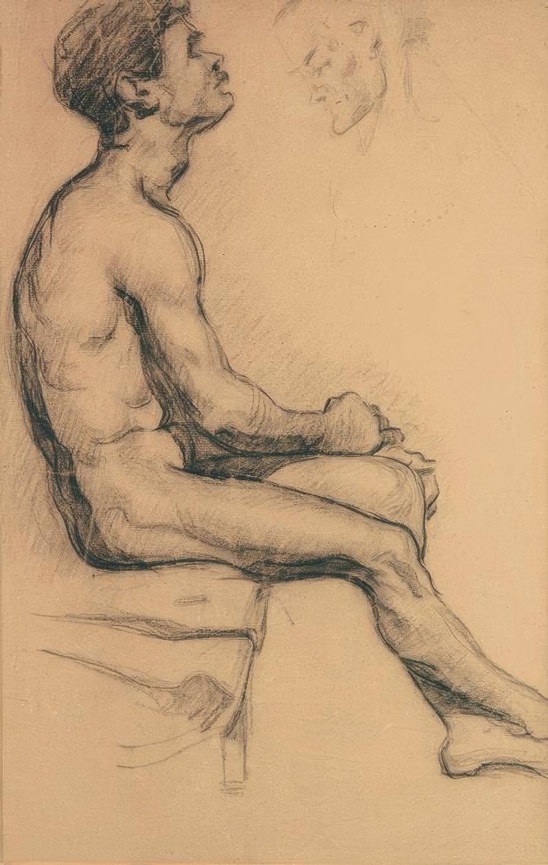Nude Study of a Black Man by Paul Cézanne