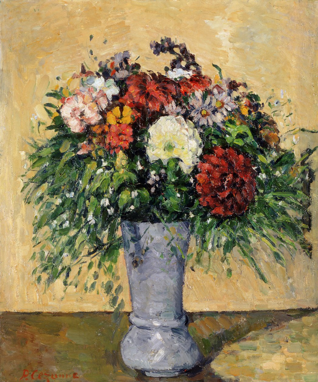 Bouquet of Flowers in a Vase by Paul Cézanne