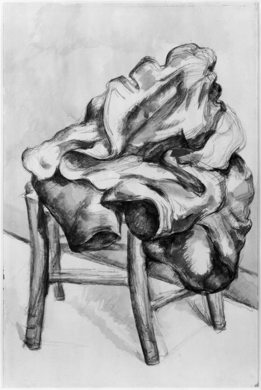 Drapery on a Chair by Paul Cézanne