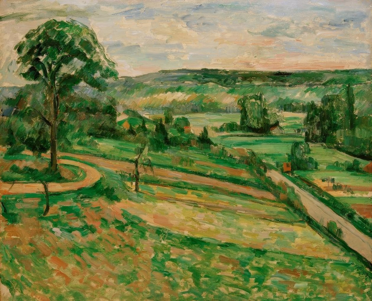The Tree at the Turn by Paul Cézanne