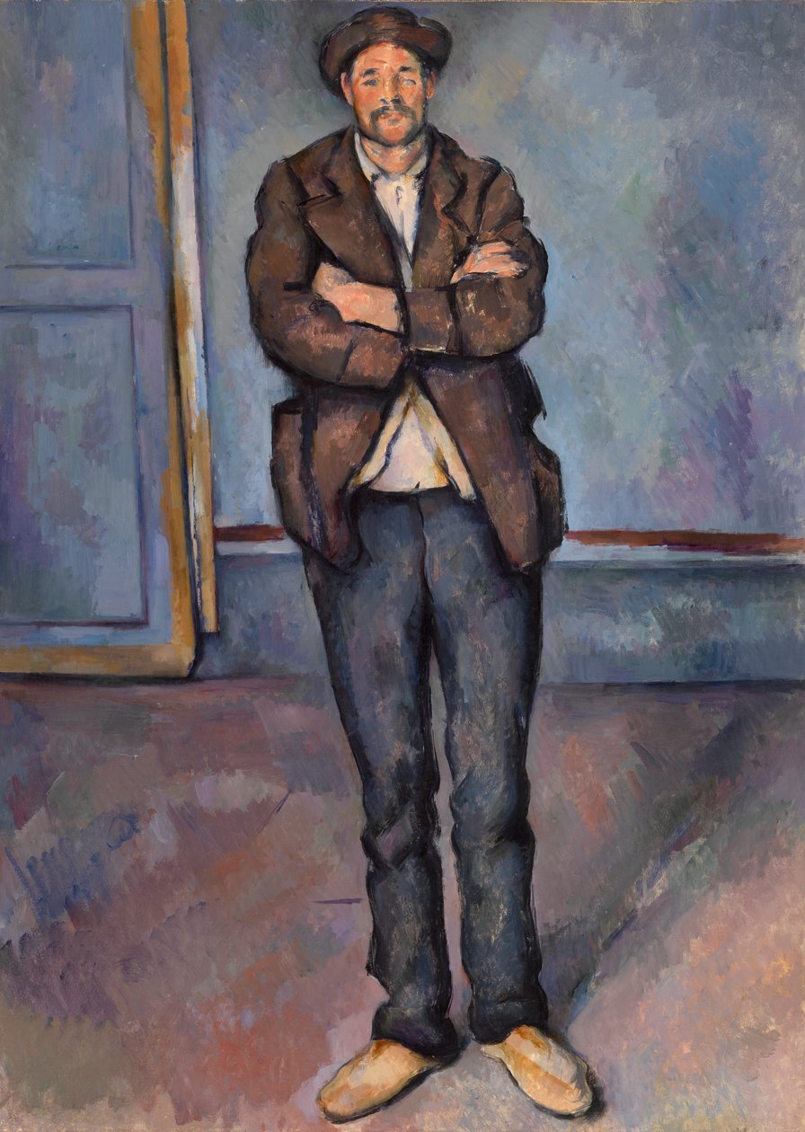 Peasant Standing with Arms Crossed, c.1895 by Paul Cézanne