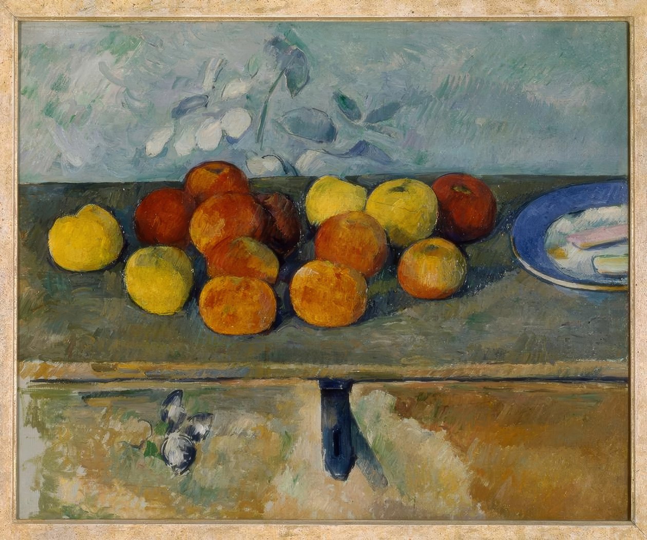 Apples and Biscuits by Paul Cézanne