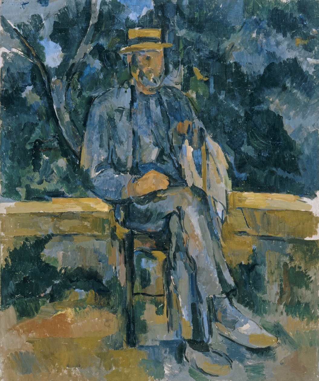 Portrait of a Peasant by Paul Cézanne