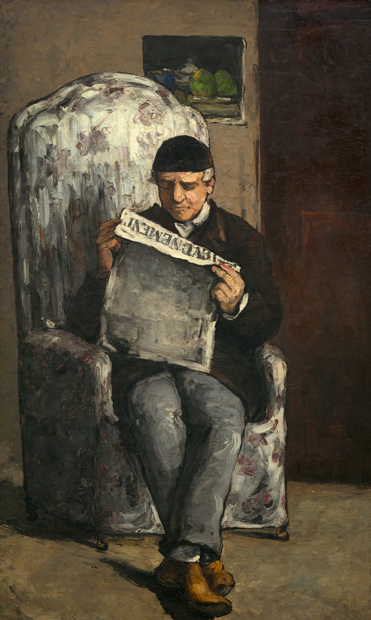 Portrait of Louis-Auguste Cézanne by Paul Cézanne