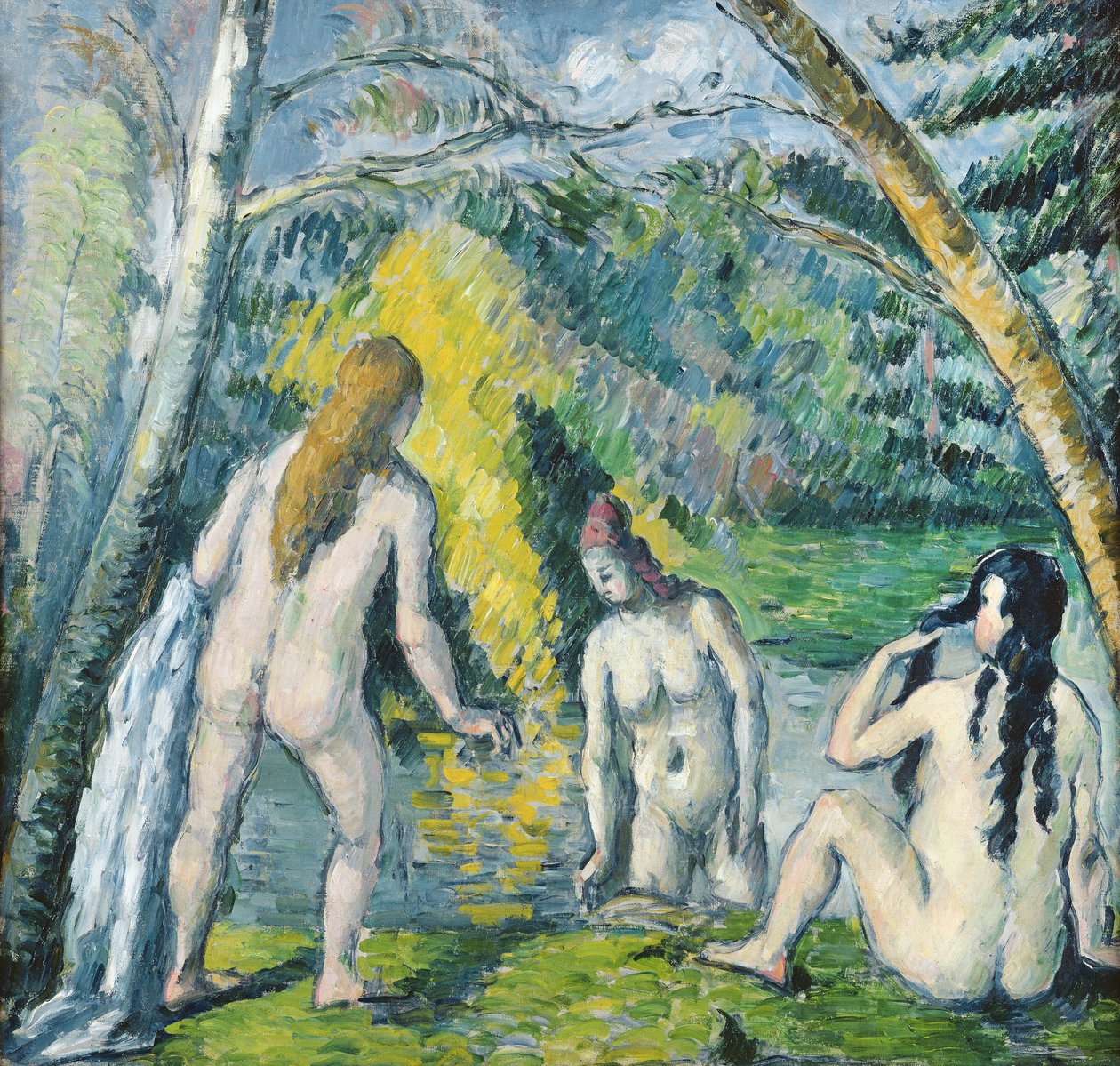 The Three Bathers by Paul Cézanne