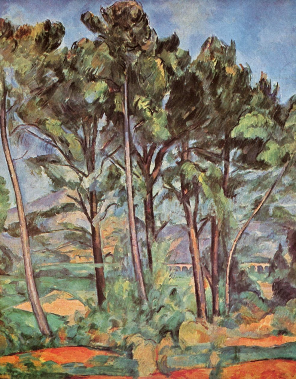 Viaduct by Paul Cézanne