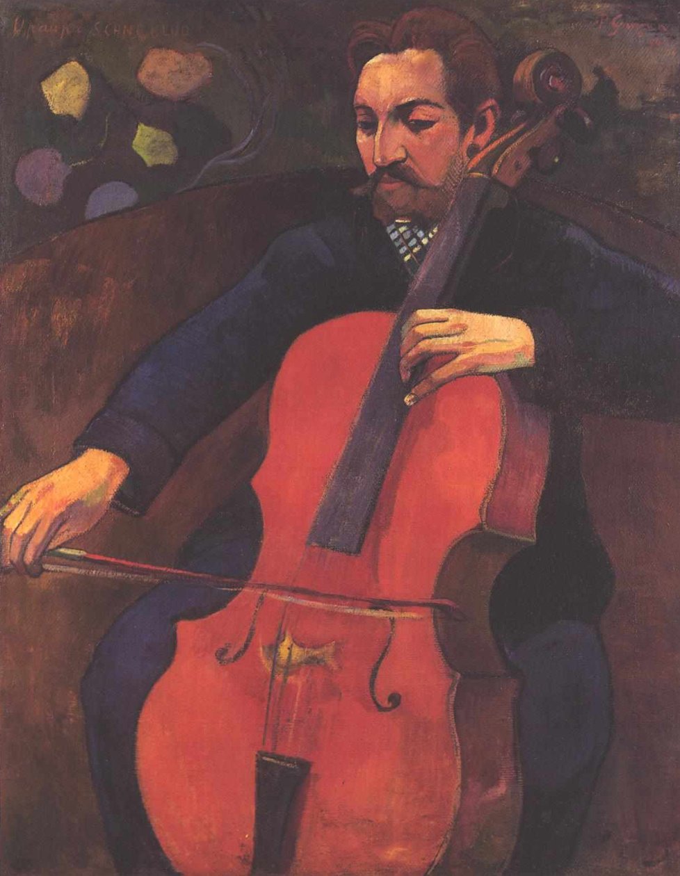 The Cellist by Paul Gauguin