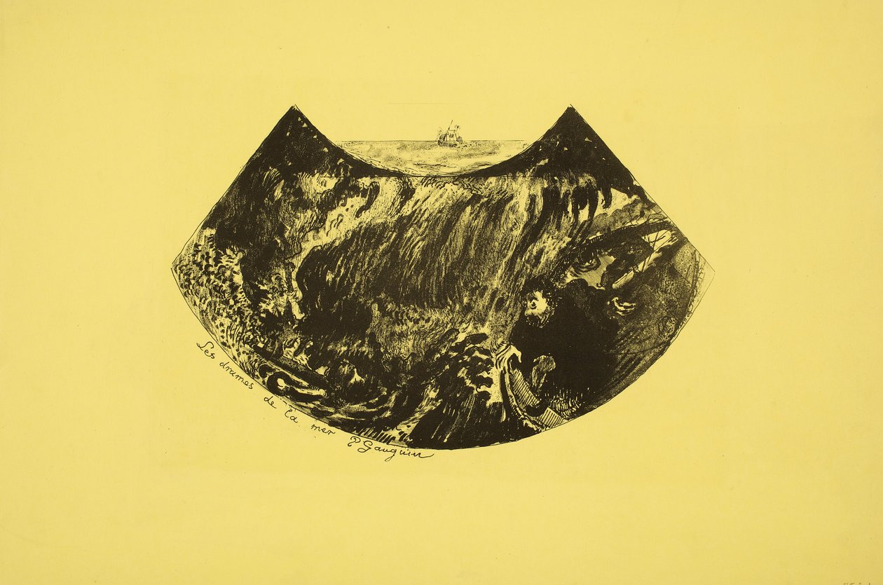 Dramas of the Sea - Descent into the Maelstrom by Paul Gauguin