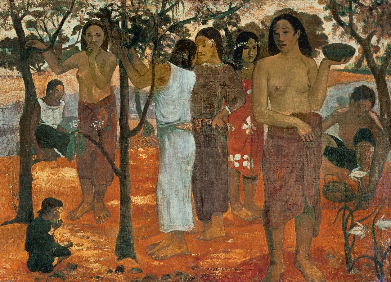 Nave Nave Mahana (Delicious Day) by Paul Gauguin