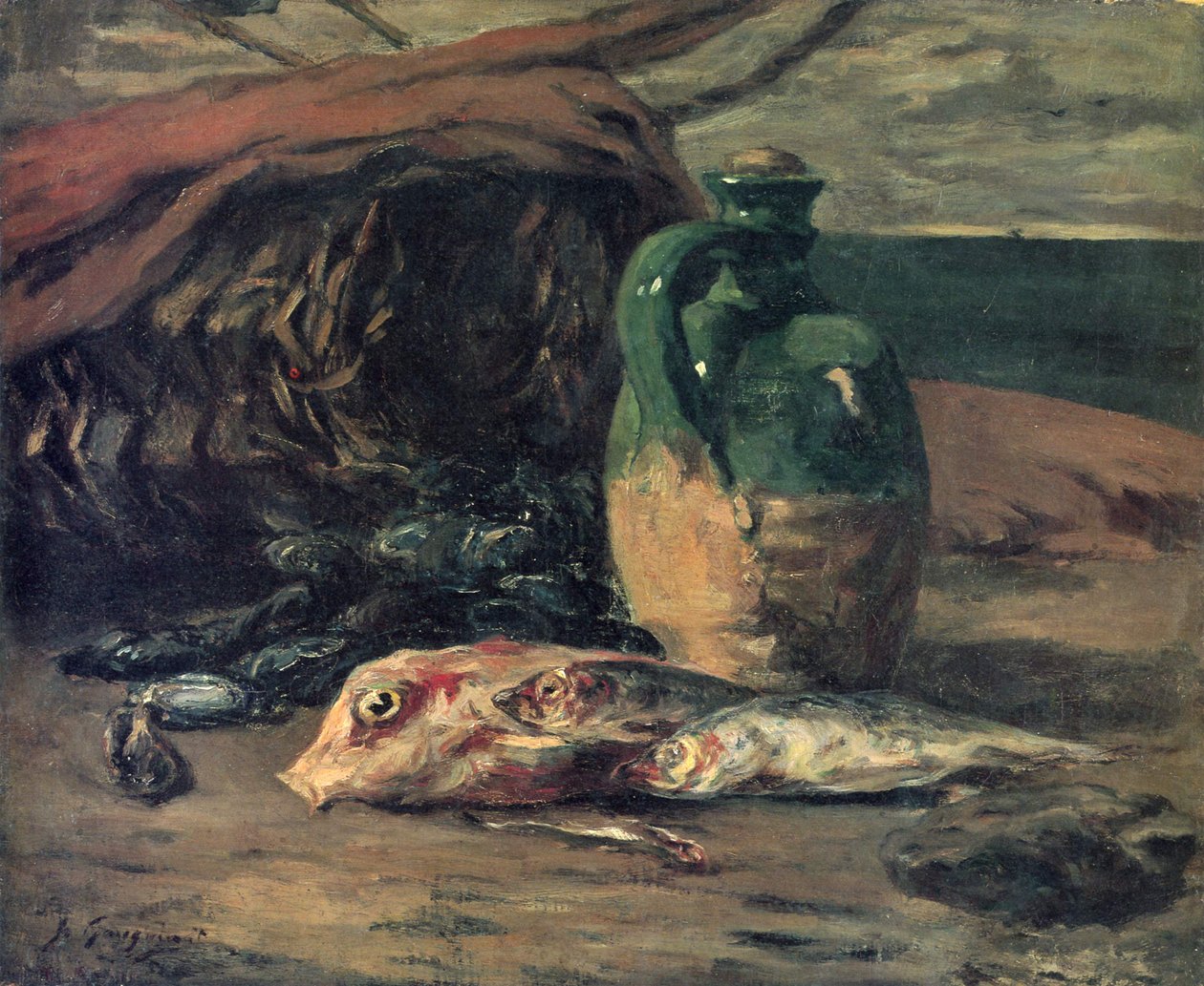 Still Life with Fish by Paul Gauguin