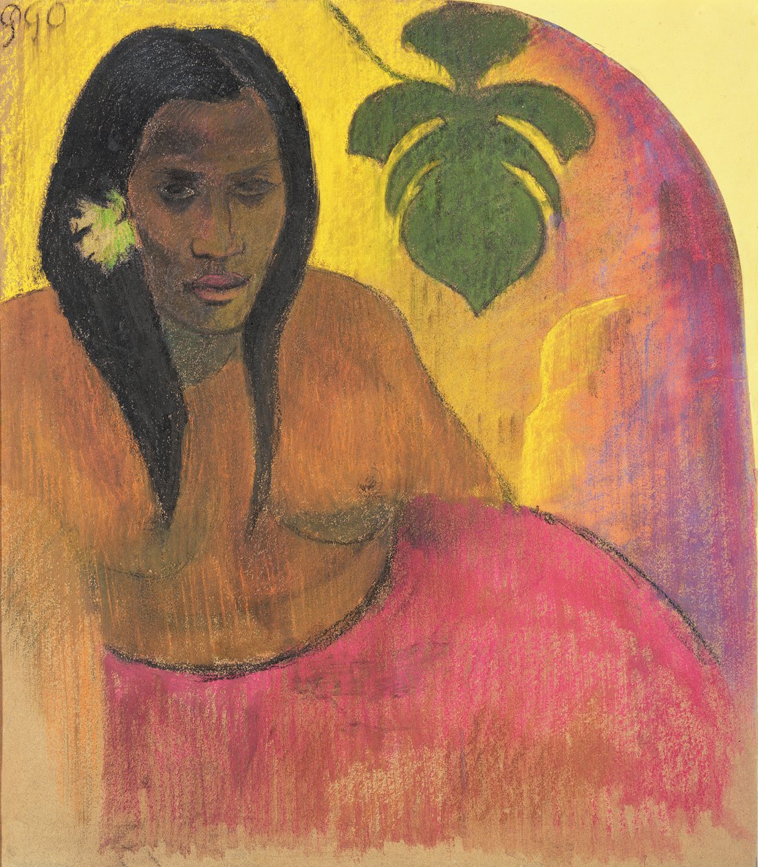 Tahitian Woman, c.1894 by Paul Gauguin