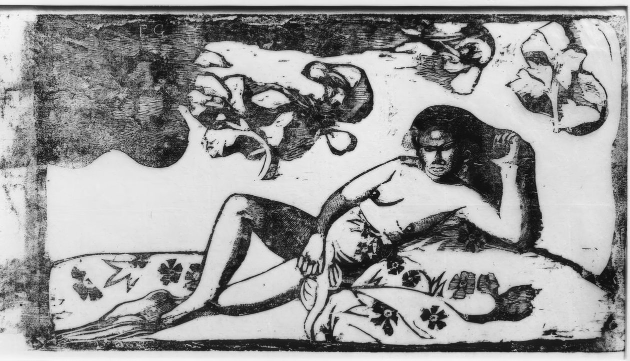 Te Arii Vahine-Opoi by Paul Gauguin