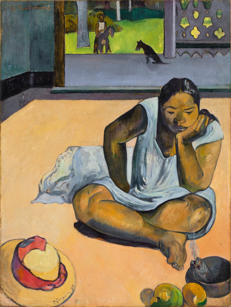 The Brooding Woman by Paul Gauguin