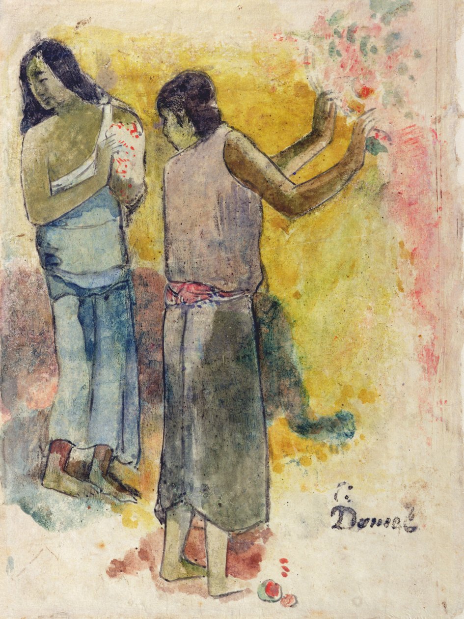 Two Figures, Study for 