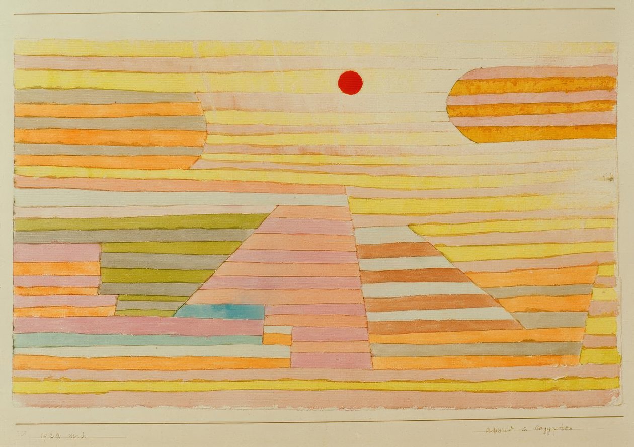 Evening in Egypt by Paul Klee