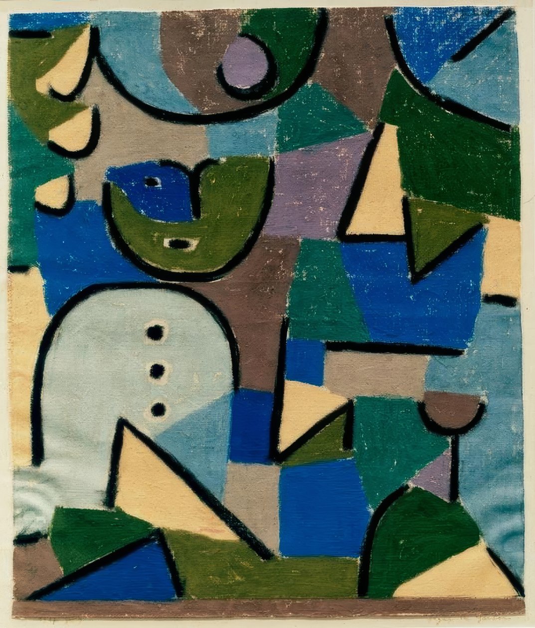Figure in the Garden by Paul Klee