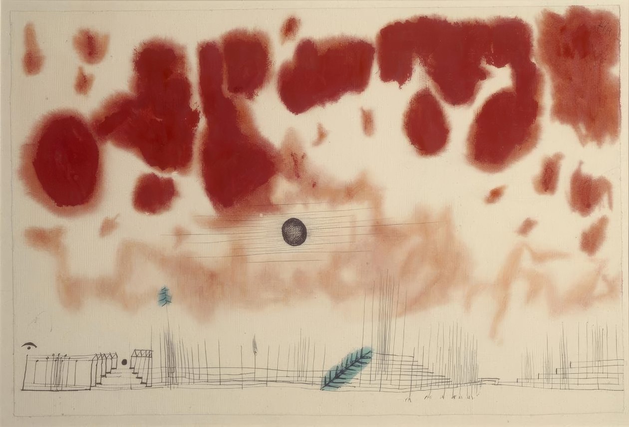 Cloud Over Bor by Paul Klee