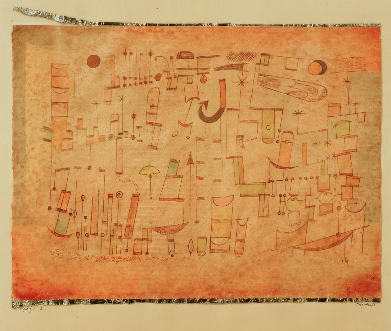 Inscription by Paul Klee