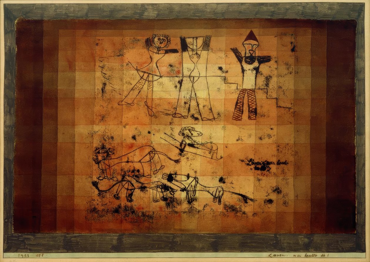 Lions, Notice Them! by Paul Klee