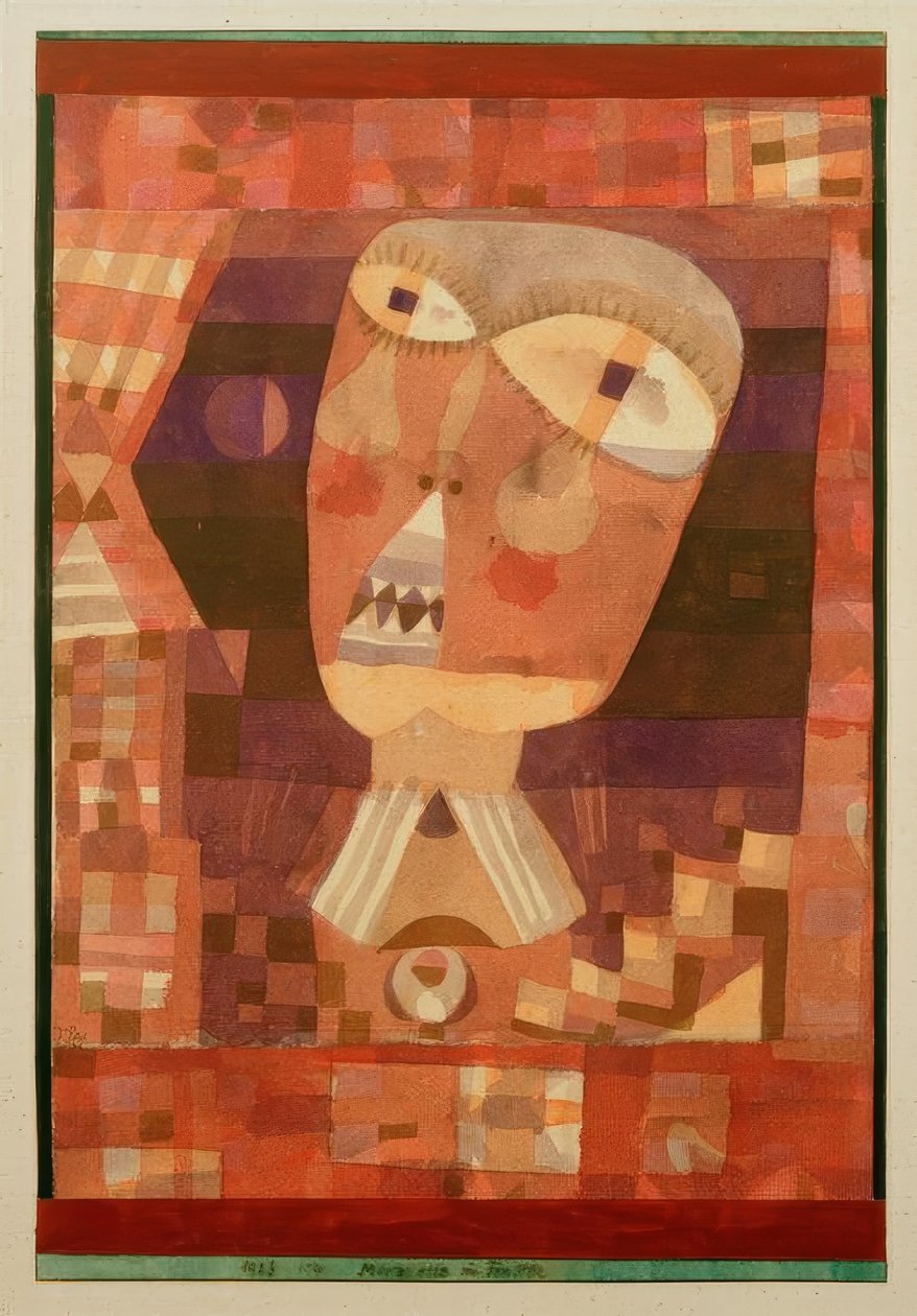 Marionette in the Window by Paul Klee