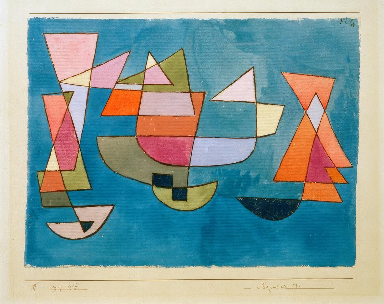 Sailing Ships by Paul Klee