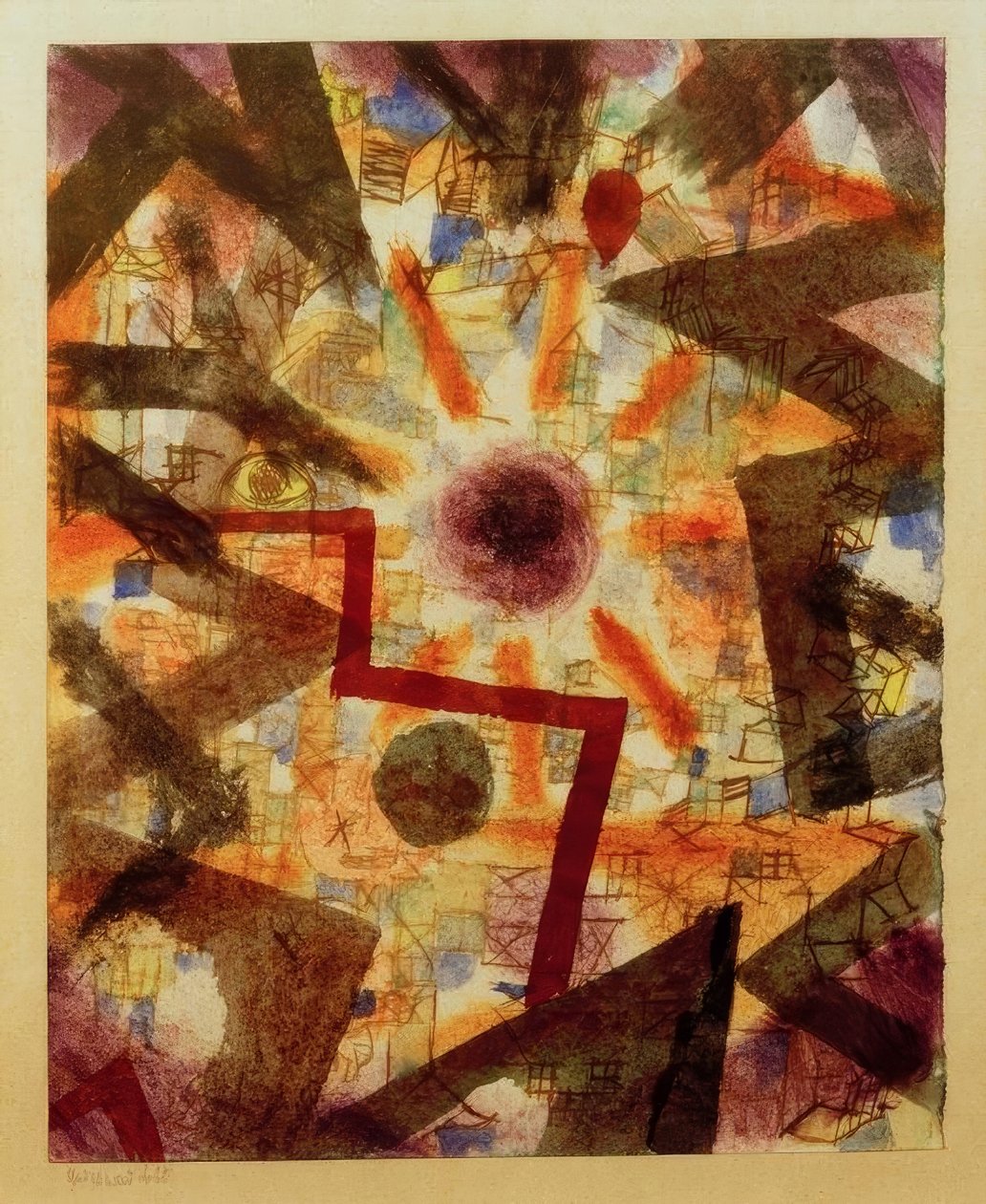 And There Was Light by Paul Klee