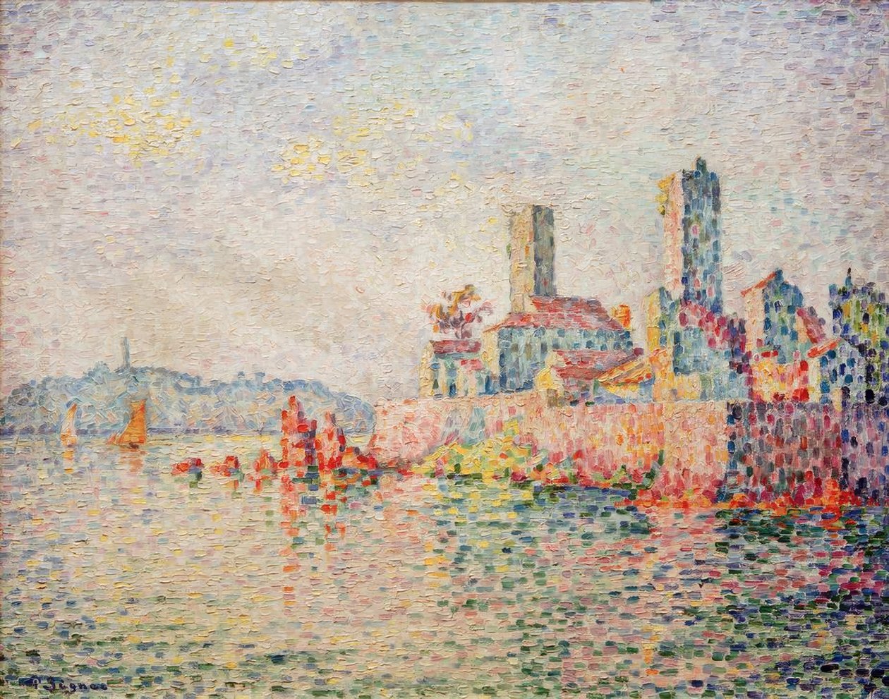 Antibes, the Towers by Paul Signac