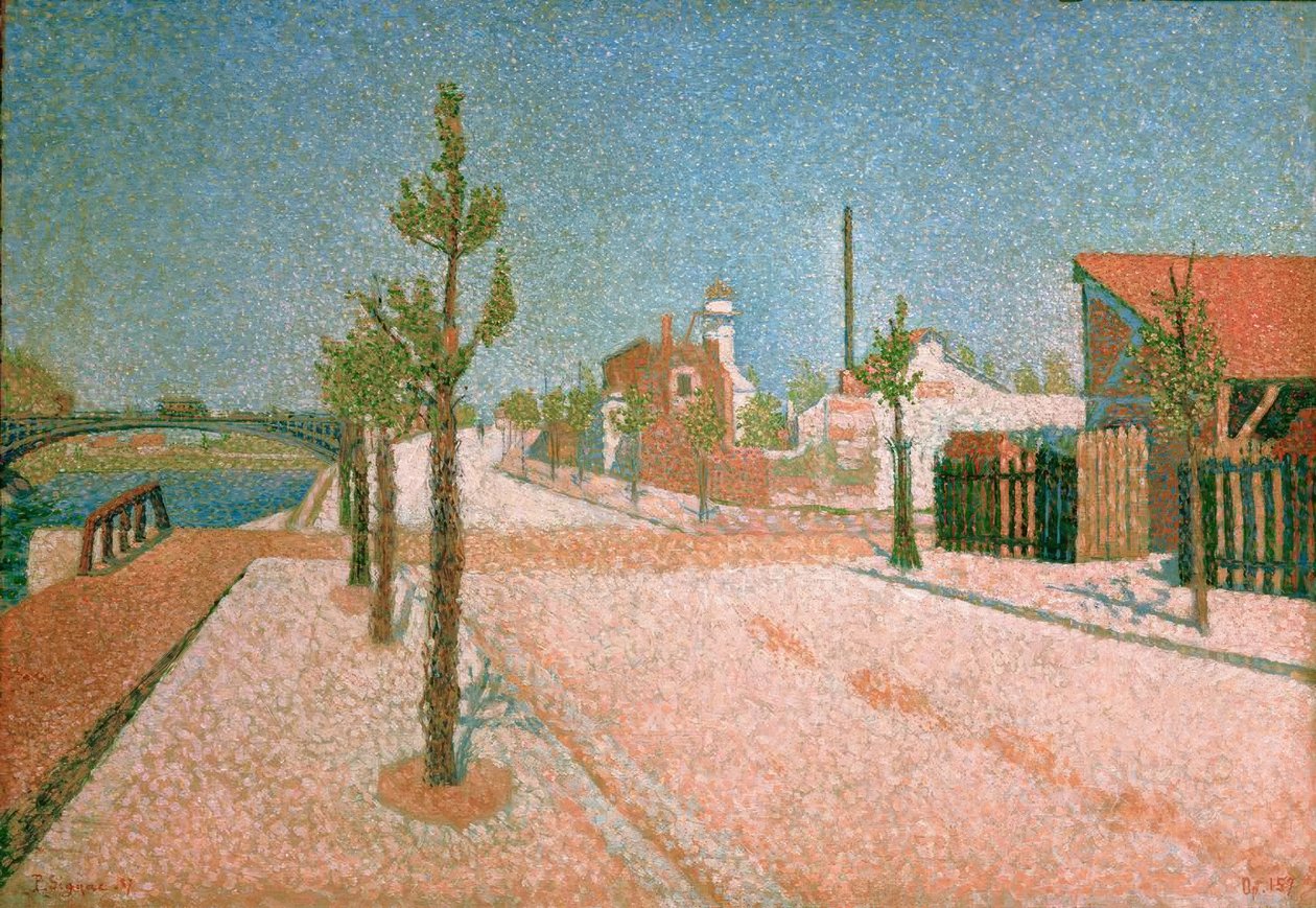 Quai de Clichy by Paul Signac