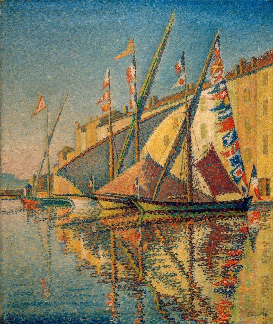 Decorated Tartanes by Paul Signac