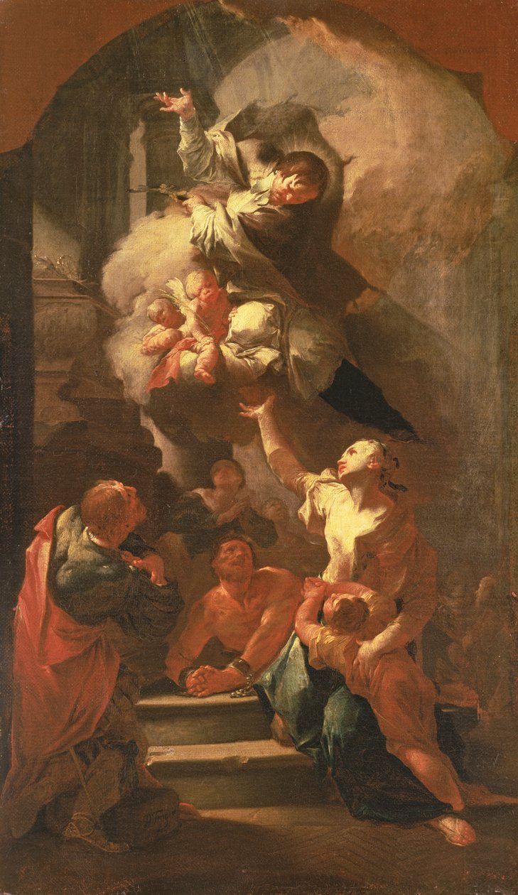 St. John of Nepomuk Comforting the Oppressed by Paul Troger