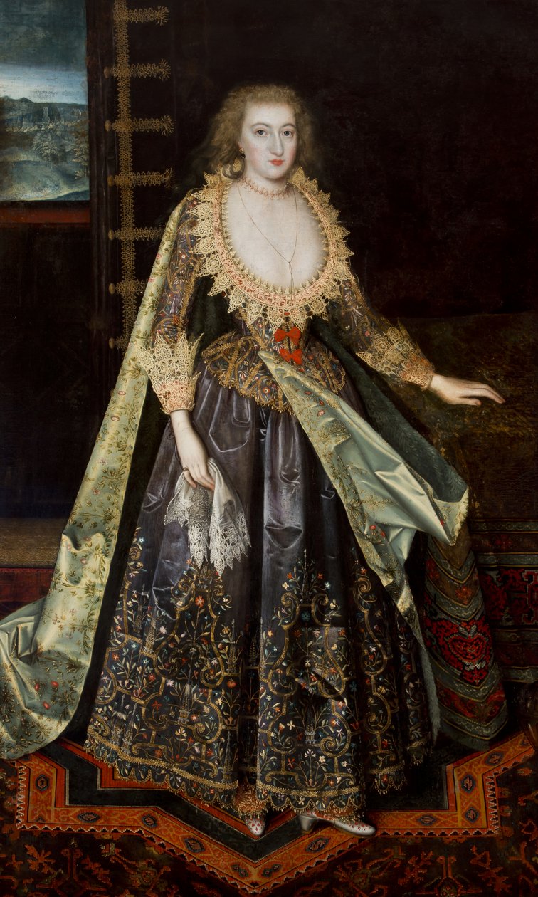 Lady Called Margaret Stuart, Countess of Nottingham by Paul van attr.to Somer