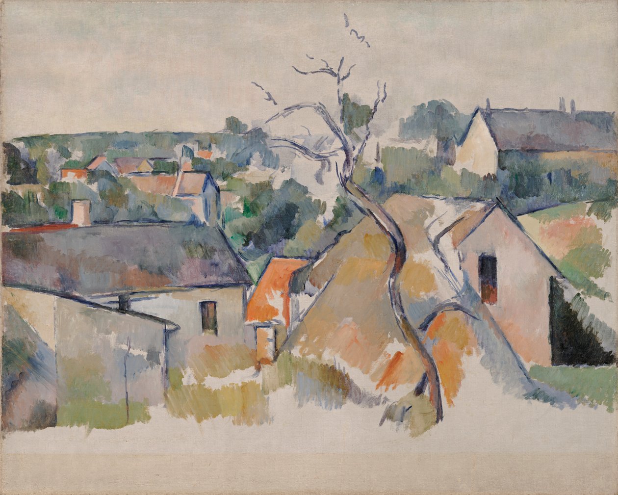 The Rooftops by Paul Cézanne