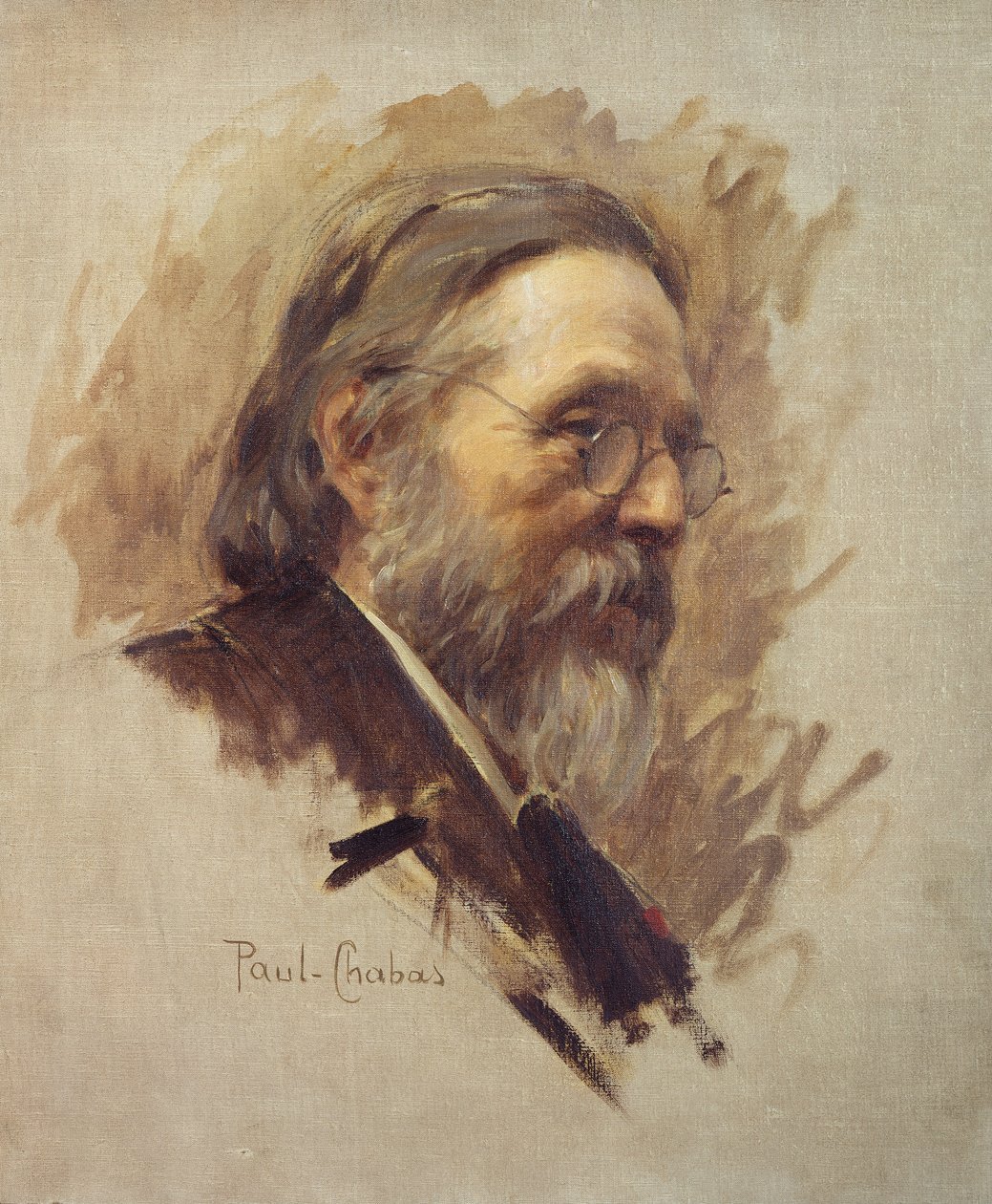 Jules Breton (1827-1906) by Paul Chabas