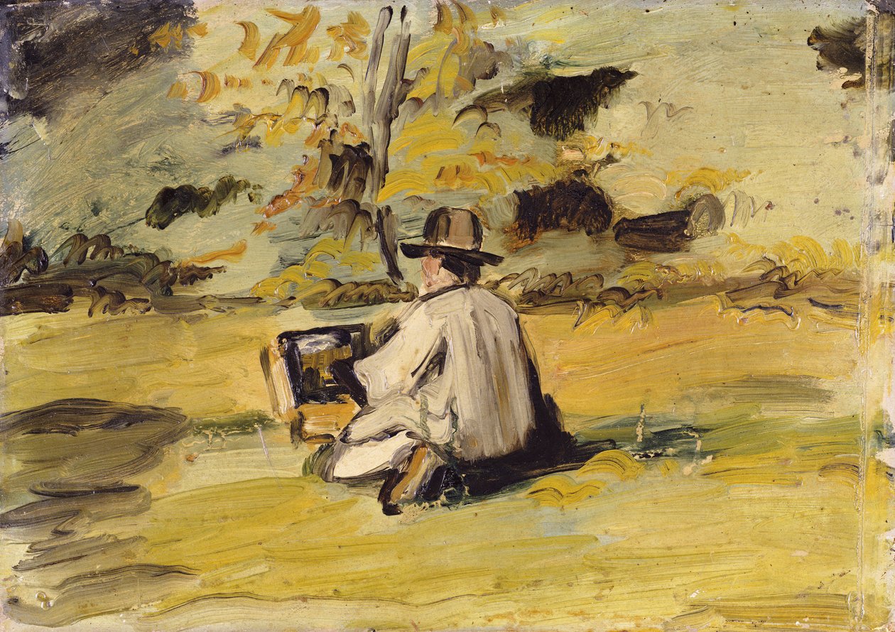 A Painter at Work by Paul Cézanne
