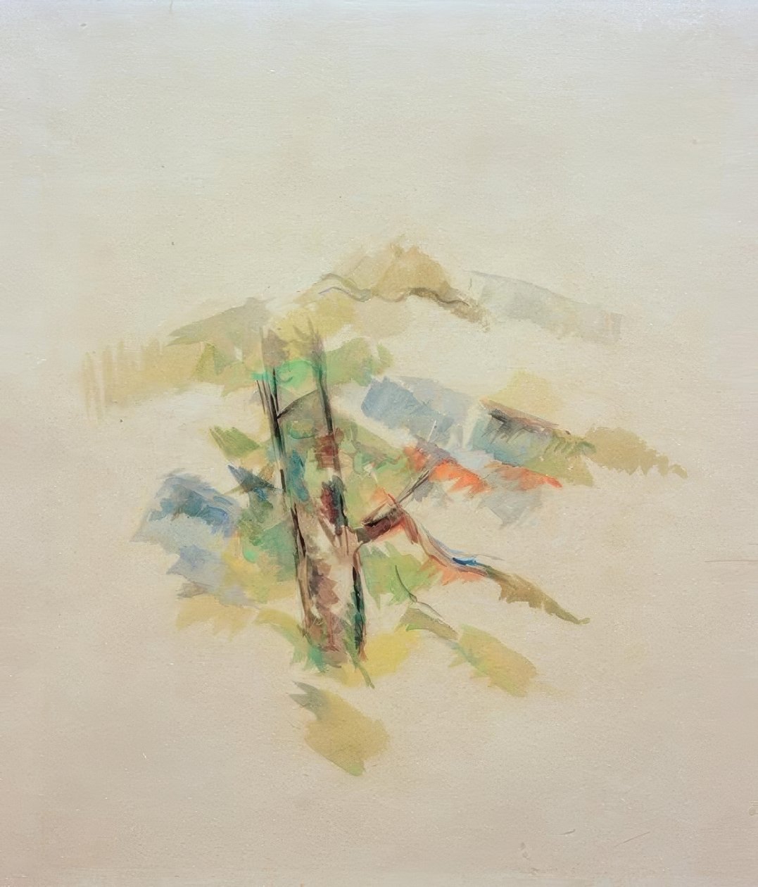 Tree Study by Paul Cézanne