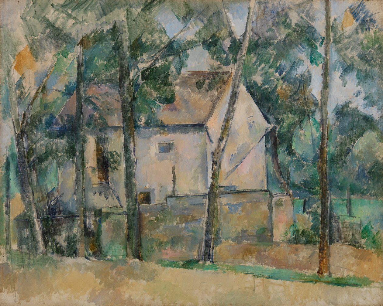 House and Trees by Paul Cézanne