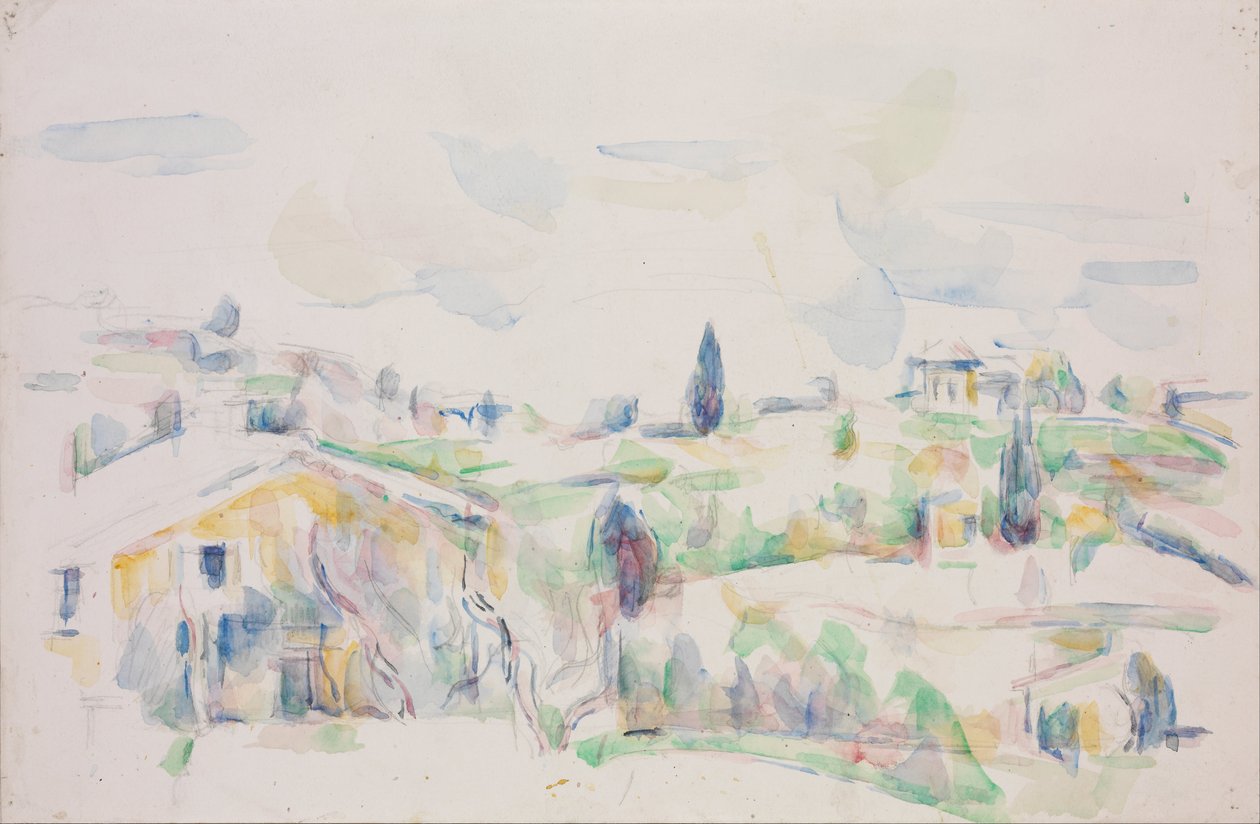 Landscape in Provence by Paul Cézanne