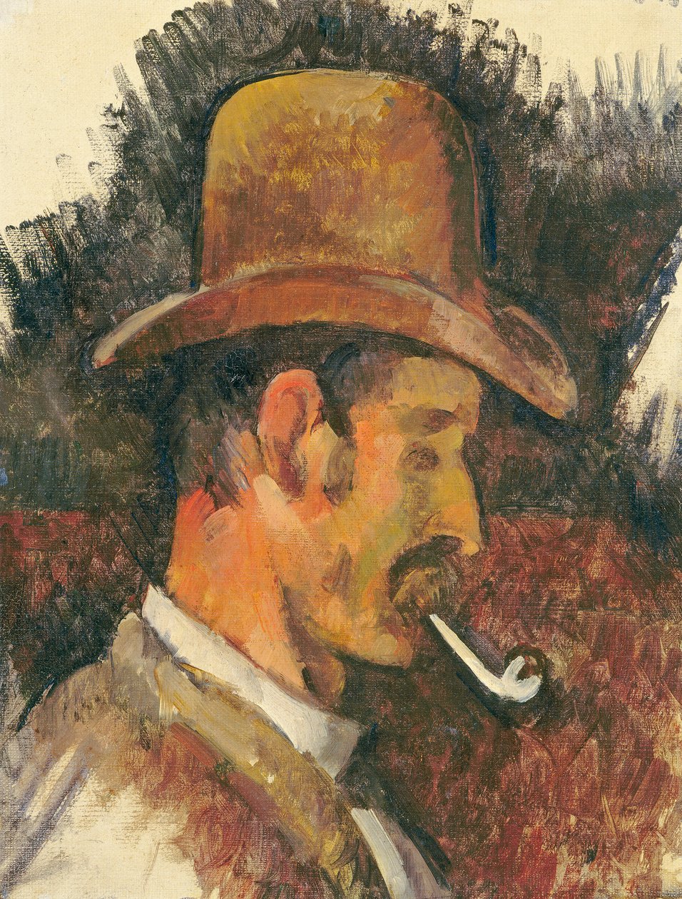 Man with Pipe by Paul Cézanne