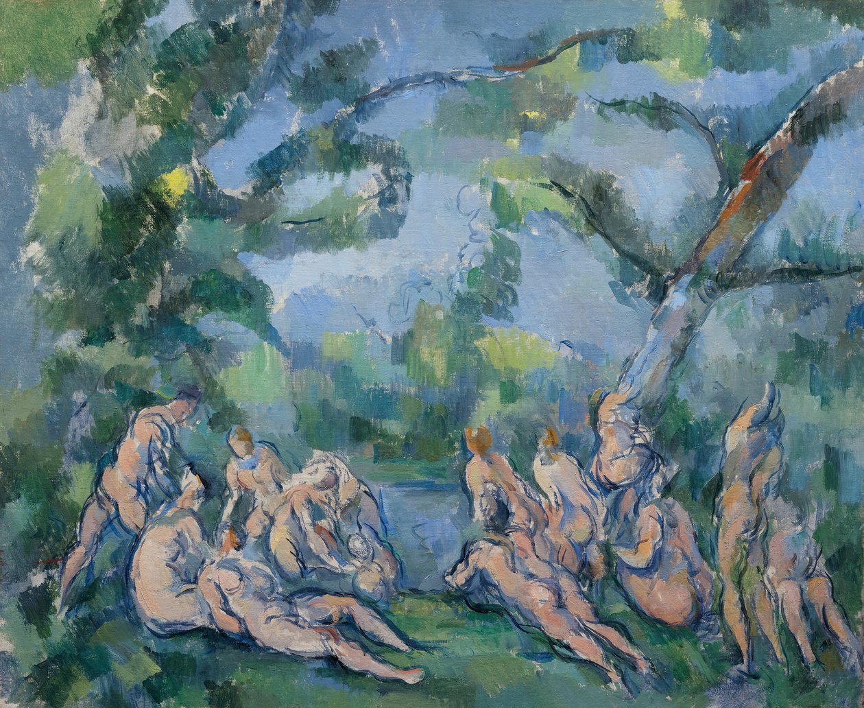 The Bathers by Paul Cézanne