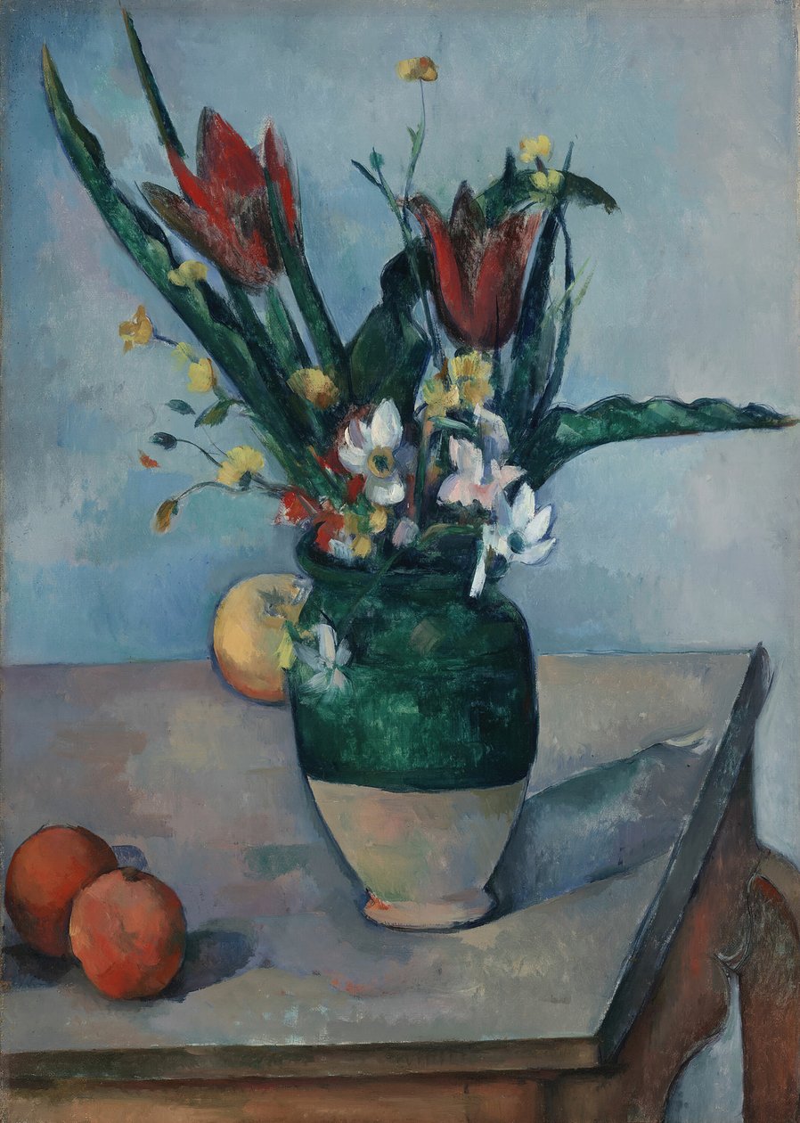 The Vase of Tulips by Paul Cézanne