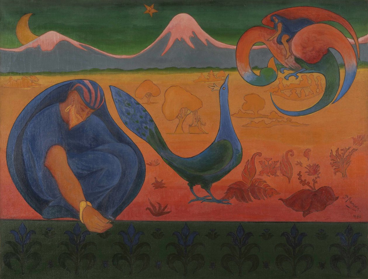 The Nabic Landscape, 1890 by Paul Elie Ranson