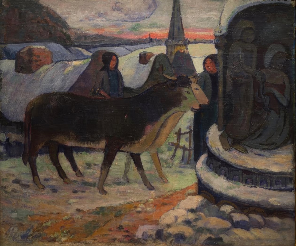 Holy Night (Blessing of the Oxen) by Paul Gauguin